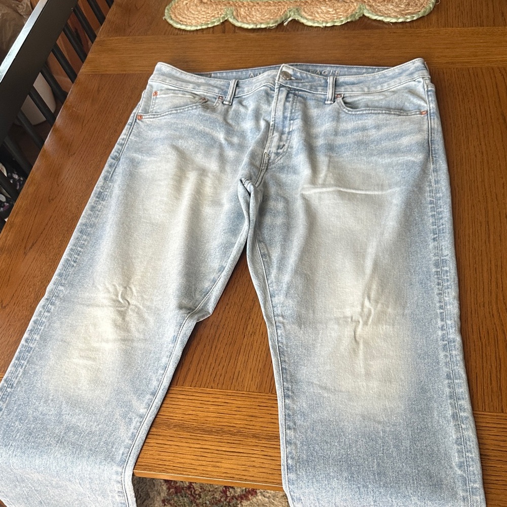 American Eagle Outfitters Light Wash jeans.